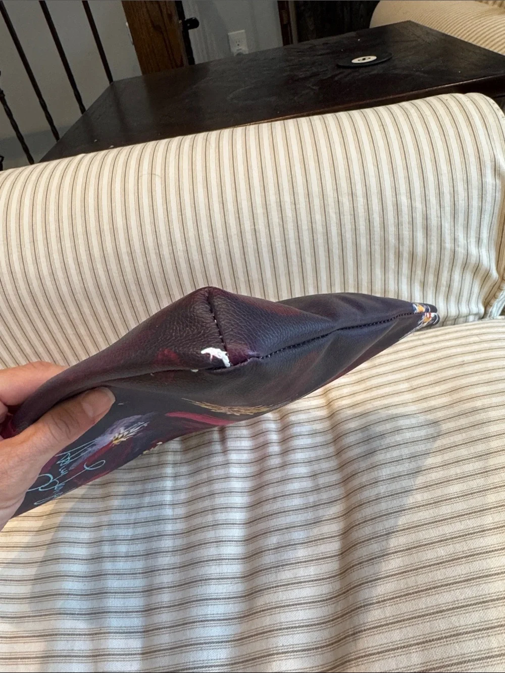 Ashley langshore x bergdorf Goodman floral cosmetic makeup pouch